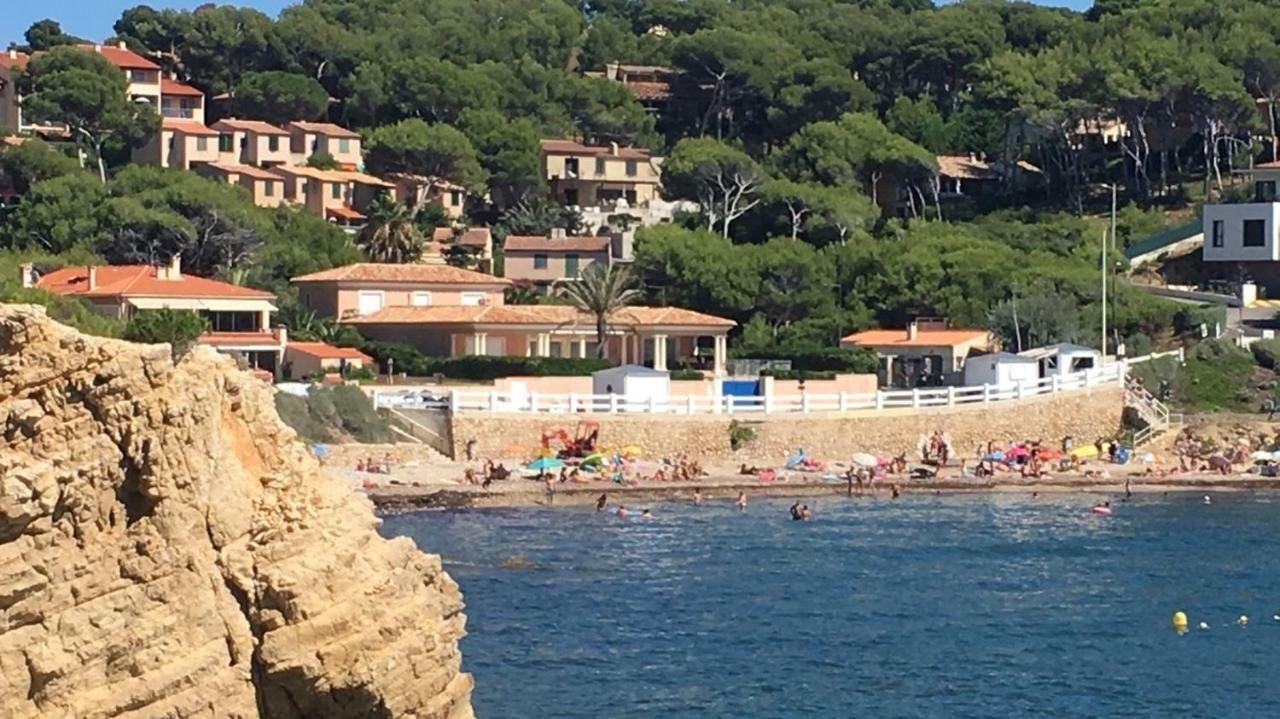 T2 Rez De Jardin 300M Plage De Beaucours Sanary Sur Mer Экстерьер фото