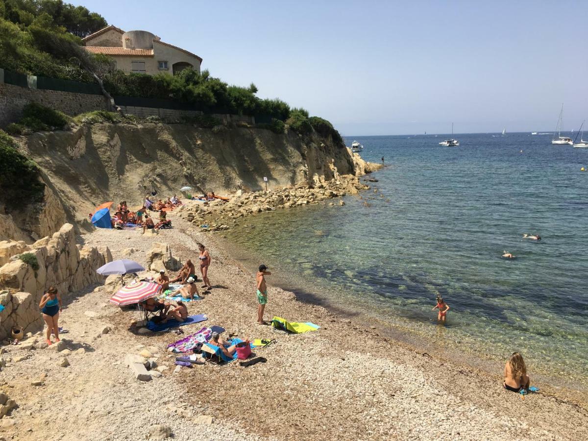 T2 Rez De Jardin 300M Plage De Beaucours Sanary Sur Mer Экстерьер фото